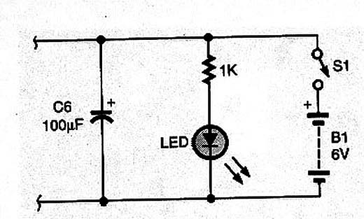 Adding a “power-on” LED indicator is simple and straightforward.
