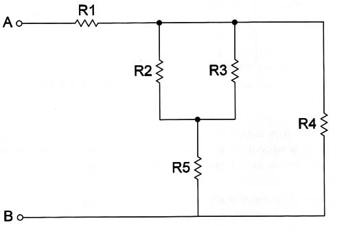 Figure 3 – Series/parallel association of resistors
