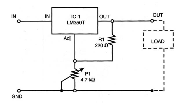Figure 8 – Using the LM350T
