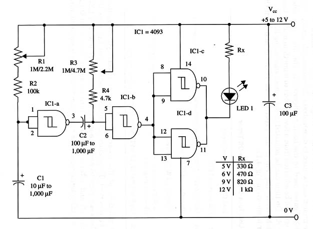 Figure 1 – Schematics for the Timer
