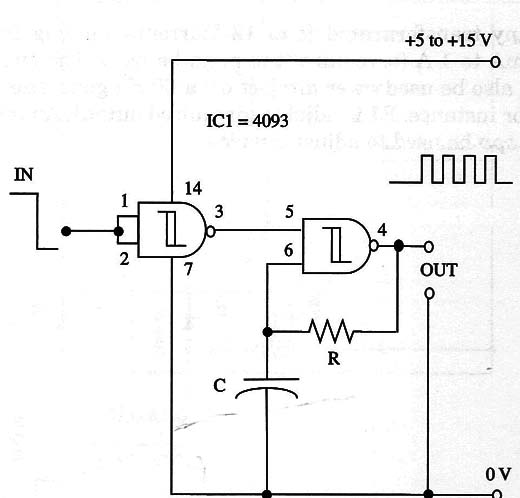 Figure 1 – Schematic diagram of the gated oscillator II
