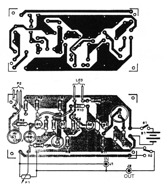 Figure 3 – Printed circuit board for the project
