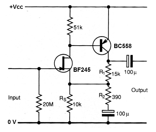 Figure 5 - Circuit using transistors
