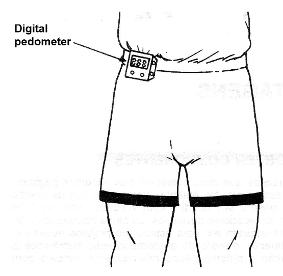    Figure 8 - The pedometer
