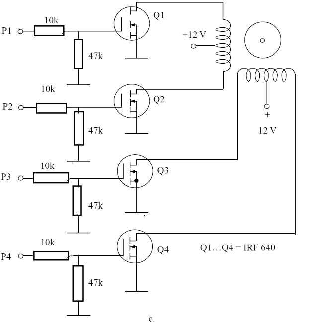   Using Power FETs - current according the transistor
