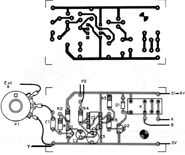 Figure 2 – Printed circuit board for the vox
