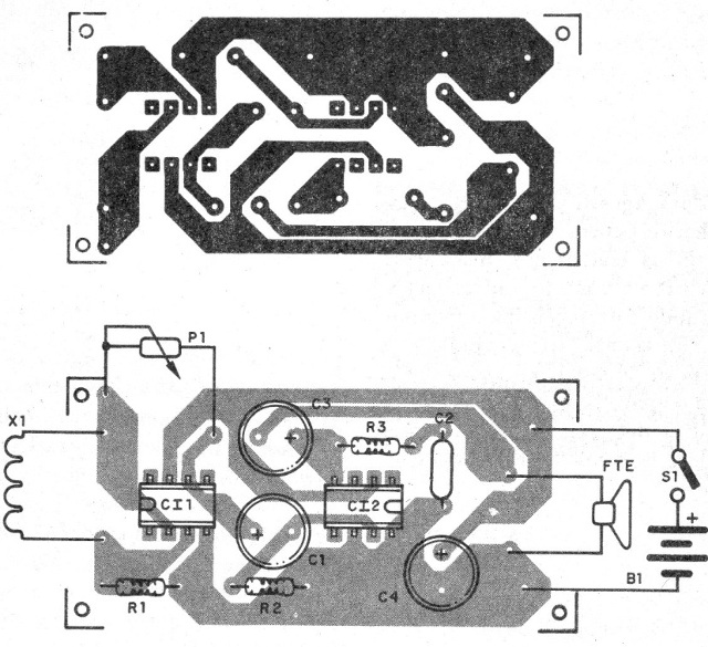  Figure 2 - Printed circuit board for the assembly
