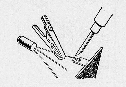 Figure 1 - Using the clip as a heatsink