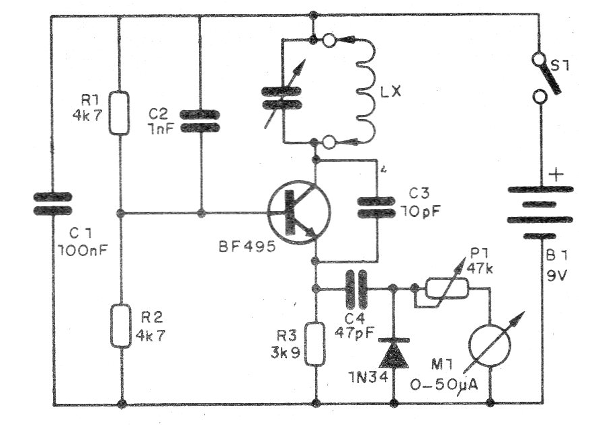 Figure 2 - Transistorized dip meter
