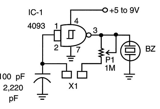 Figure 11 – Circuit with the 4093 IC
