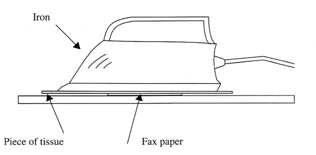 Figure 6 – Revealing the fax
