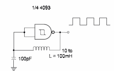 LC Oscillator Using the 4093
