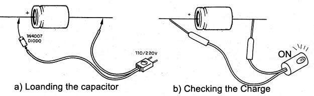 Figure 13 - Testing capacitors
