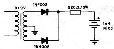 Figure 1 - Circuit charger x batteries stove

