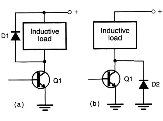    Figure 1 – Protecting with diodes
