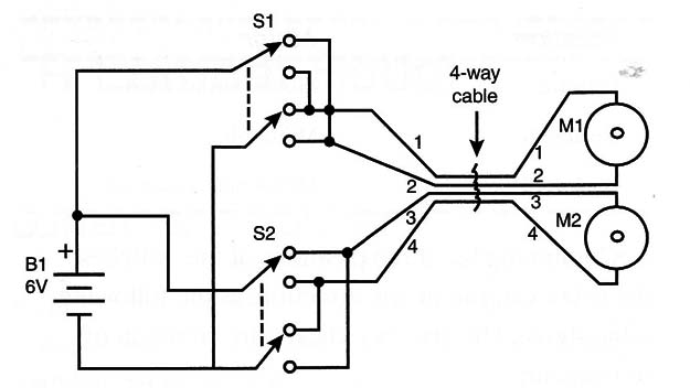 Figure 6 – Schematic diagram for the electric circuit
