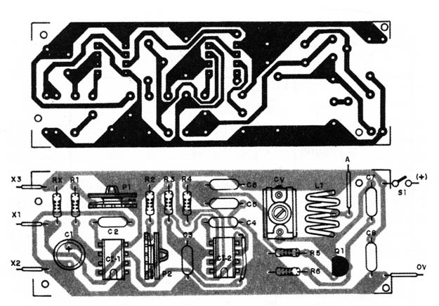 Figure 3 – printed circuit board for the project
