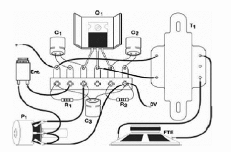 Figure 2 – Component placement on a terminal strip
