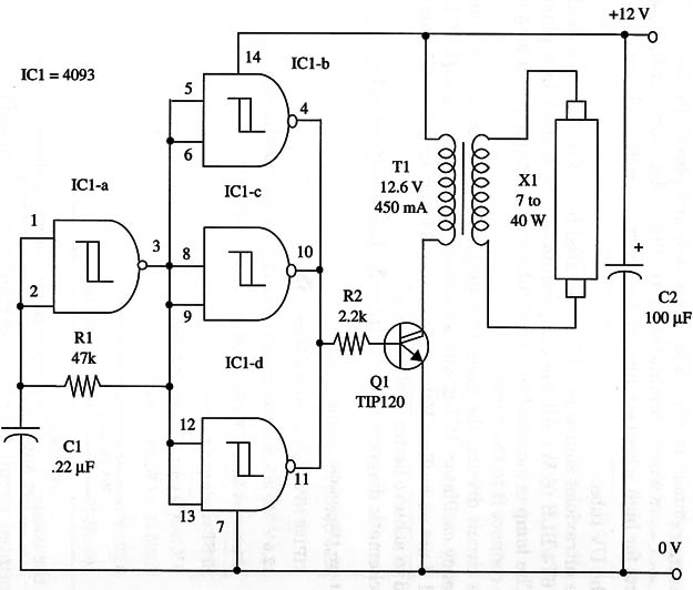 Figure 1 – Schematic diagram of the inverter
