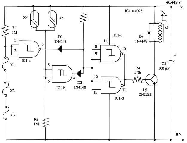 Figure 1 – Schematic diagram of the alarm
