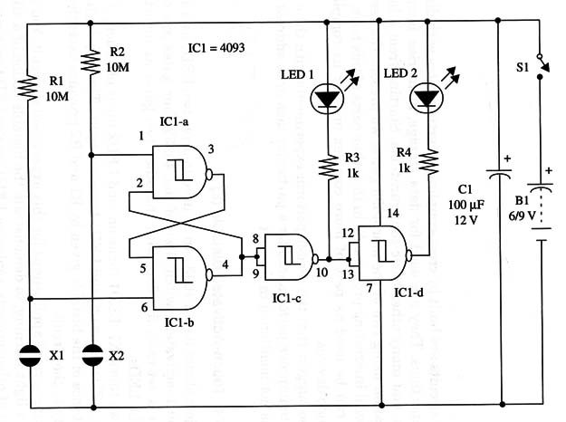 Figure 1 – Schematic of the bistable 
