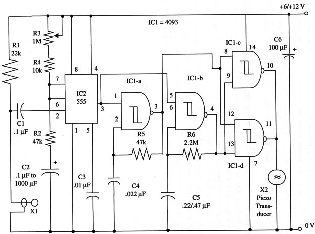 Figura 1 – Schematic diagram of the alarm
