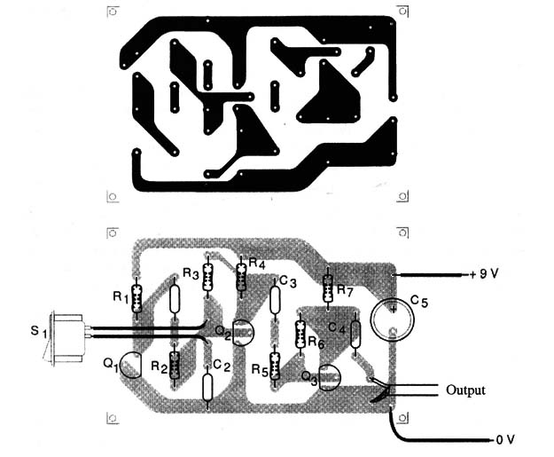 Figure 2 – Printed circuit board for the project
