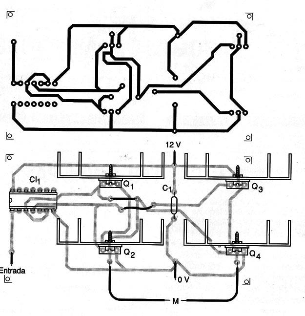 Figure 8 – Printed circuit board for the project
