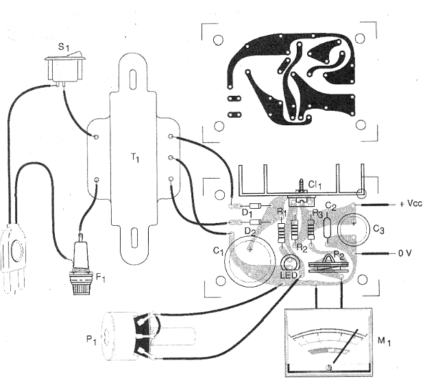 Figure 3 - Assembly using printed circuit board.
