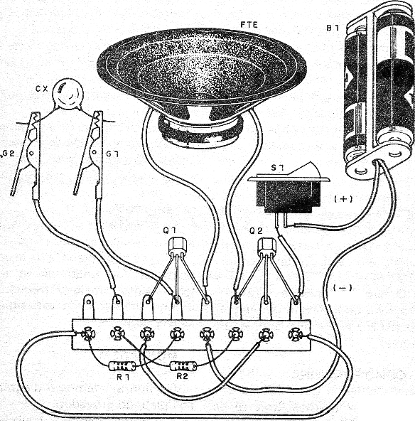 Figure 2 - Mounting the circuit on a terminal bridge.
