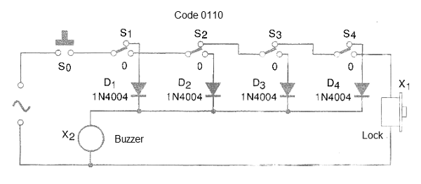 Figure 4 - Complete diagram of the lock.
