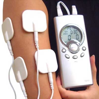 Use of a portable electrostimulator.
