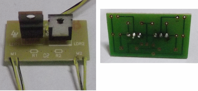 Welding the transistors
