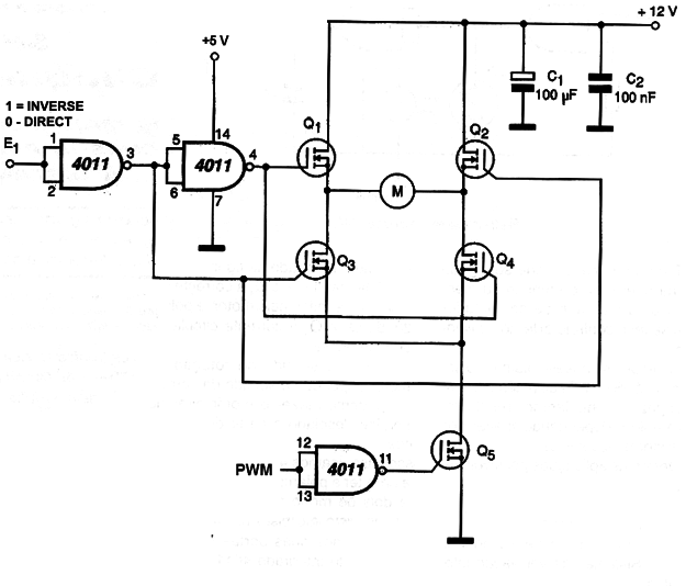 Figure 1 – PWM Shield with na H-bridge
