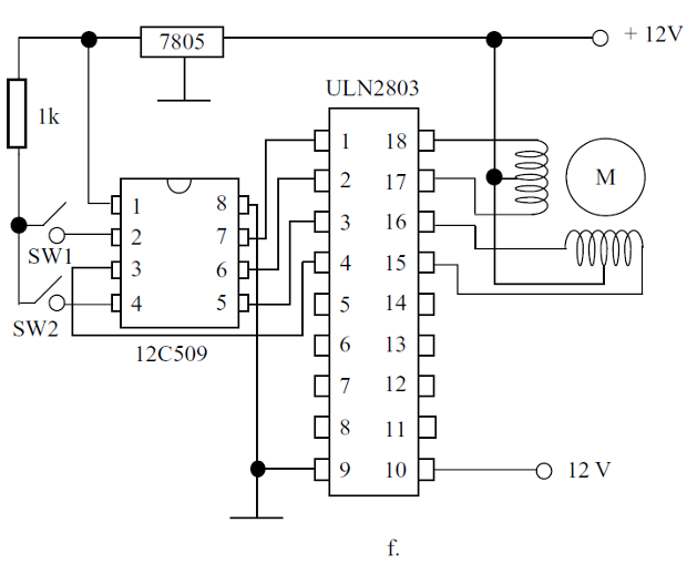 Switch controller - using the ULN2803
Switch controller - using the ULN2803