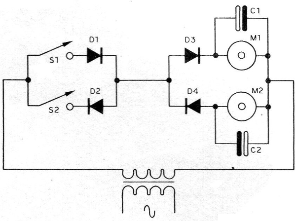 Figure 3 - Controlling two motors
Figure 3 - Controlling two motors