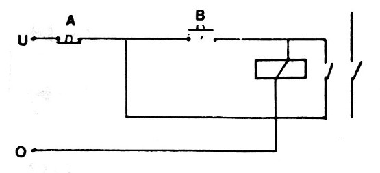 Figure 11 - Bistable with a relay (lock)
Figure 11 - Bistable with a relay (lock)