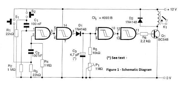 Figure 2 shows the arrangement of the components on a printed circuit board.
