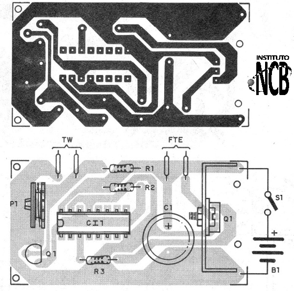 Figure 4 - Printed circuit board for mounting
