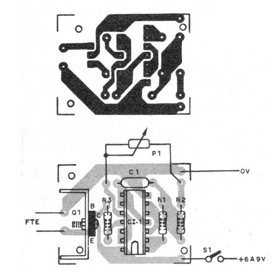 Figure 3 - Printed circuit board for mounting
