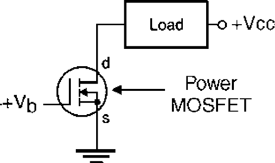 Figure 6 – Using the FET
Figure 6 – Using the FET