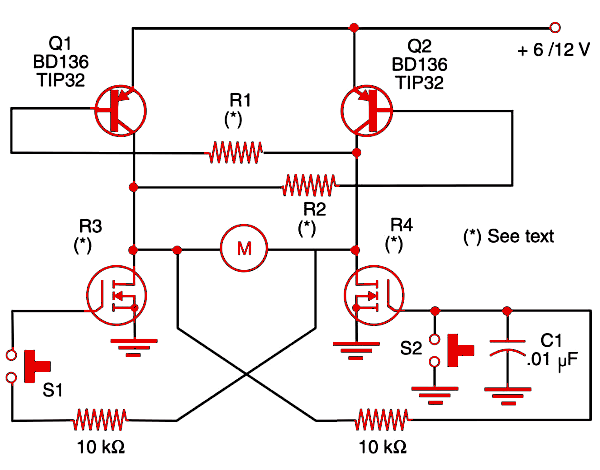 Figure 1 – Flip-flop H-Bridge
Figure 1 – Flip-flop H-Bridge