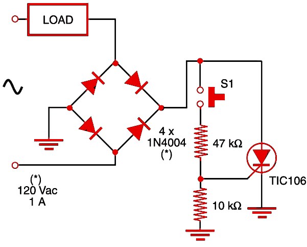 Figure 1 Full-wave ac switch II.
Figure 1 Full-wave ac switch II.