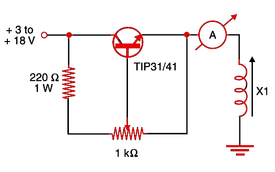 Figure 1 - Determining the force of a solenoid.
Figure 1 - Determining the force of a solenoid.