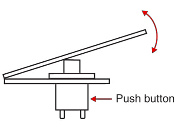 Figure 3 Pushbutton used as a sensor.
Figure 3 Pushbutton used as a sensor.