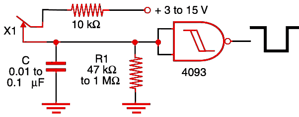 Figure 1 - Contact conditioner using CMOS IC.
Figure 1 - Contact conditioner using CMOS IC.