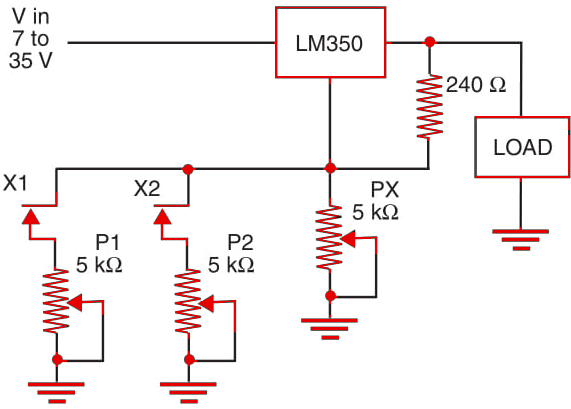 Figure 1 Multi-voltage control
Figure 1 Multi-voltage control