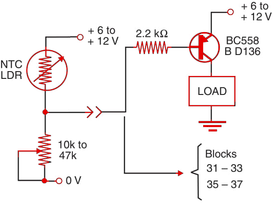 Figure 1 - Basic block using PNP transistor I.
Figure 1 - Basic block using PNP transistor I.