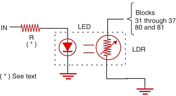 Figure 1 - Opto-isolator for TTL logic.
Figure 1 - Opto-isolator for TTL logic.