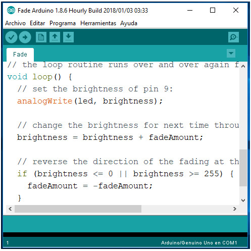 Figure 24- Arduino Uno - development environment
